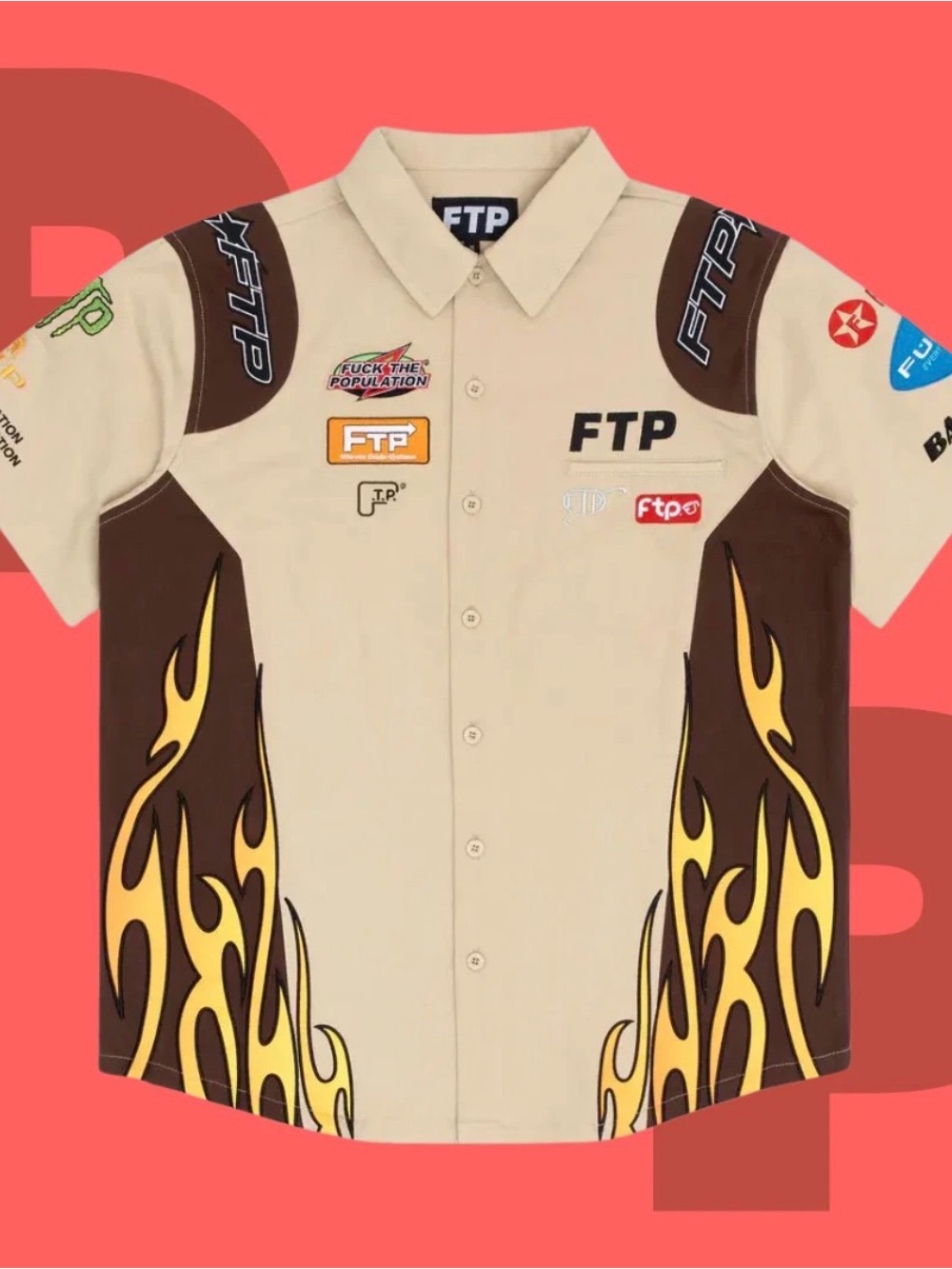 FTP Raceway Button Up Shirt (XX-Large)